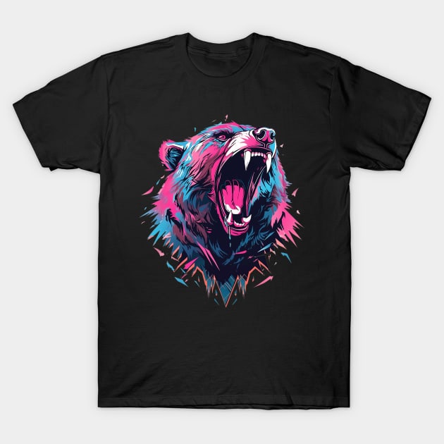 angry bear T-Shirt by dorapeterx